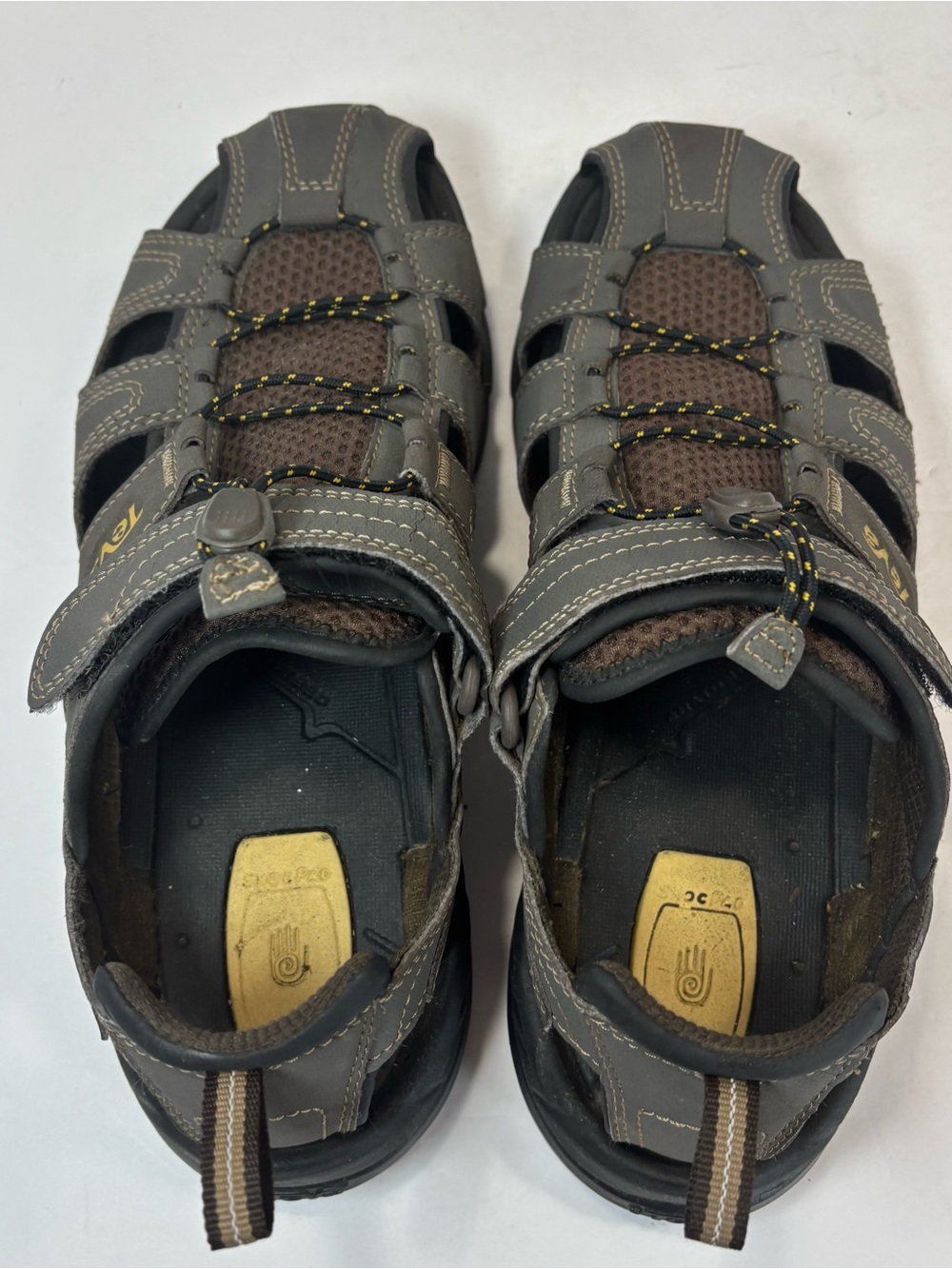 Teva Sandals Mens Sz 9 Brown Forebay Sport Hiking Closed Toe Outdoor 1001116 EUC - Picture 5 of 8